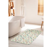 Коврик для ванной комнаты и туалета противоскользящий JOYARTY "Индейские талисманы" 60х100 см bath_13951_60x100