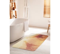 Коврик для ванной комнаты и туалета противоскользящий JOYARTY "Солнечные жирафы" 60х100 см bath_14689_60x100