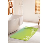 Коврик для ванной комнаты и туалета противоскользящий JOYARTY "Тихие одуванчики" 60х100 см bath_14959_60x100