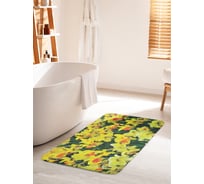 Коврик для ванной комнаты и туалета противоскользящий JOYARTY "Море из нарциссов" 60х100 см bath_14137_60x100