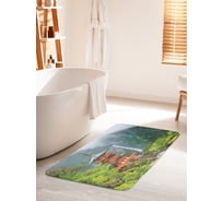 Коврик для ванной комнаты и туалета противоскользящий JOYARTY "Японская архитектура" 60х100 см bath_14121_60x100