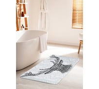 Коврик для ванной комнаты и туалета противоскользящий JOYARTY "Олень с узорами" 60х100 см bath_15541_60x100