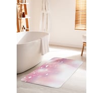 Коврик для ванной комнаты и туалета противоскользящий JOYARTY "Блестящий звездопад" 60х100 см bath_14149_60x100