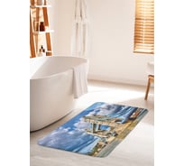 Коврик для ванной комнаты и туалета противоскользящий JOYARTY "Лондонские облака" 60х100 см bath_14660_60x100