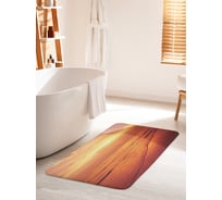 Коврик для ванной комнаты и туалета противоскользящий JOYARTY "Бессолнечный берег" 60х100 см bath_15022_60x100