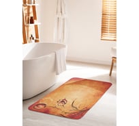 Коврик для ванной комнаты и туалета противоскользящий JOYARTY "Горячие ароматы" 60х100 см bath_15868_60x100
