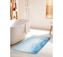 Коврик для ванной комнаты и туалета противоскользящий JOYARTY "Облачное море" 60х100 см bath_16568_60x100