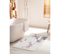 Коврик для ванной комнаты и туалета противоскользящий JOYARTY "Ветки пустоты" 60х100 см bath_9112_60x100
