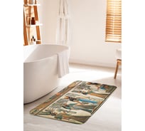 Коврик для ванной комнаты и туалета противоскользящий JOYARTY "Подношения фараону" 60х100 см bath_9333_60x100