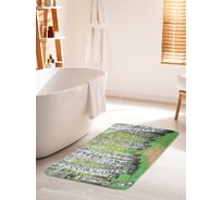 Коврик для ванной комнаты и туалета противоскользящий JOYARTY "Березовая роща" 60х100 см bath_9342_60x100