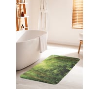 Коврик для ванной комнаты и туалета противоскользящий JOYARTY "Лесной осмотр" 60х100 см bath_11423_60x100