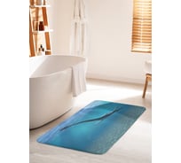 Коврик для ванной комнаты и туалета противоскользящий JOYARTY "Чудище из озера" 60х100 см bath_12656_60x100