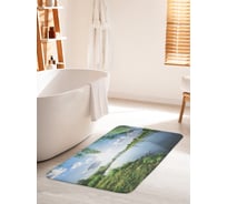 Коврик для ванной комнаты и туалета противоскользящий JOYARTY "Ослепительная погода" 60х100 см bath_12169_60x100