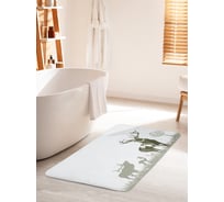Коврик для ванной комнаты и туалета противоскользящий JOYARTY "Клич лося" 60х100 см bath_12788_60x100