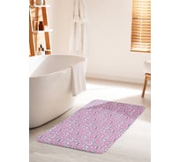 Коврик для ванной комнаты и туалета противоскользящий JOYARTY "Улыбки" 60х100 см bath_423872_60x100