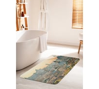 Коврик для ванной комнаты и туалета противоскользящий JOYARTY "Старинный город" 60х100 см bath_244897_60x100