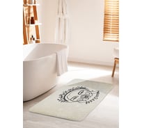 Коврик для ванной комнаты и туалета противоскользящий JOYARTY "Поцелуй бабочки" 60х100 см bath_385277_60x100