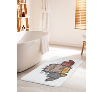 Коврик для ванной комнаты и туалета противоскользящий JOYARTY "Озорные коты" 60х100 см bath_425500_60x100
