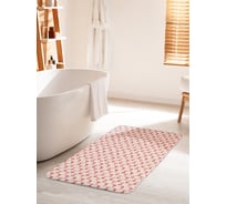 Коврик для ванной комнаты и туалета противоскользящий JOYARTY "Модные пудели" 60х100 см bath_77604_60x100