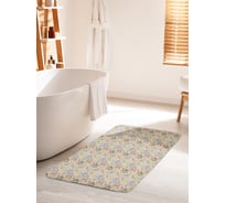 Коврик для ванной комнаты и туалета противоскользящий JOYARTY "Велопрогулка" 60х100 см bath_55829_60x100