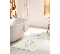 Коврик для ванной комнаты и туалета противоскользящий JOYARTY "Путешествие в горы" 60х100 см bath_85194_60x100