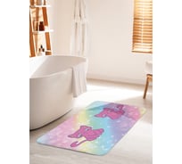 Коврик для ванной комнаты и туалета противоскользящий JOYARTY "Лунные коты" 60х100 см bath_425004_60x100