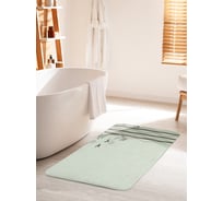 Коврик для ванной комнаты и туалета противоскользящий JOYARTY "Птички на веточке" 60х100 см bath_369281_60x100