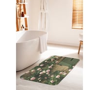 Коврик для ванной комнаты и туалета противоскользящий JOYARTY "Весенняя дверь" 60х100 см bath_244923_60x100