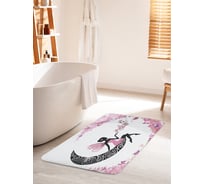Коврик для ванной комнаты и туалета противоскользящий JOYARTY "Фея на месяце" 60х100 см bath_385253_60x100