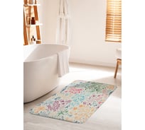 Коврик для ванной комнаты и туалета противоскользящий JOYARTY "Разноцветный подводный мир" 60х100 см bath_89740_60x100