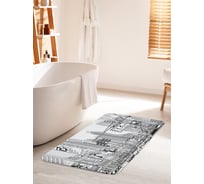 Коврик для ванной комнаты и туалета противоскользящий JOYARTY "Дороги в центре Нью-Йорка" 60х100 см bath_88558_60x100