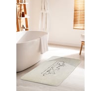 Коврик для ванной комнаты и туалета противоскользящий JOYARTY "Целый мир в твоих руках" 60х100 см bath_385287_60x100
