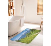Коврик для ванной комнаты и туалета противоскользящий JOYARTY "Живописная дорога" 60х100 см bath_97040_60x100