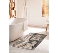 Коврик для ванной комнаты и туалета противоскользящий JOYARTY "Улочки Венеции" 60х100 см bath_378625_60x100