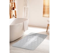 Коврик для ванной комнаты и туалета противоскользящий JOYARTY "Металлический орнамент" 60х100 см bath_54207_60x100