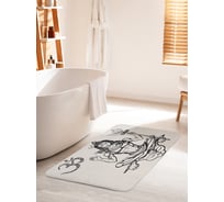 Коврик для ванной комнаты и туалета противоскользящий JOYARTY "Господь Шива" 60х100 см bath_60118_60x100