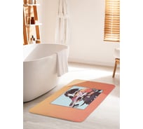 Коврик для ванной комнаты и туалета противоскользящий JOYARTY "Опасная девушка" 60х100 см bath_420024_60x100