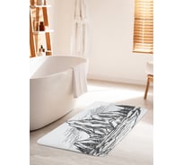 Коврик для ванной комнаты и туалета противоскользящий JOYARTY "Пик горы над рекой" 60х100 см bath_60530_60x100