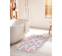 Коврик для ванной комнаты и туалета противоскользящий JOYARTY "Коралловые рифы" 60х100 см bath_423838_60x100