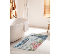 Коврик для ванной комнаты и туалета противоскользящий JOYARTY "Элигантный Париж" 60х100 см bath_423826_60x100