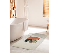 Коврик для ванной комнаты и туалета противоскользящий JOYARTY "Японская девушка" 60х100 см bath_420012_60x100