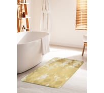 Коврик для ванной комнаты и туалета противоскользящий JOYARTY "Звездное золото" 60х100 см bath_378747_60x100