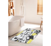 Коврик для ванной комнаты и туалета противоскользящий JOYARTY "Любовь и собака" 60х100 см bath_84481_60x100