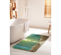 Коврик для ванной комнаты и туалета противоскользящий JOYARTY "Дорога через лес" 60х100 см bath_10023_60x100