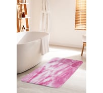 Коврик для ванной комнаты и туалета противоскользящий JOYARTY "Розовая фантазия" 60х100 см bath_274835_60x100