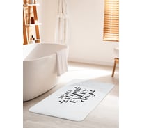Коврик для ванной комнаты и туалета противоскользящий JOYARTY "Ежедневные шажки" 60х100 см bath_97287_60x100