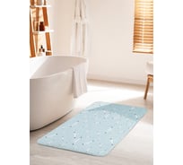 Коврик для ванной комнаты и туалета противоскользящий JOYARTY "Нашествие чаек" 60х100 см bath_63581_60x100