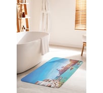 Коврик для ванной комнаты и туалета противоскользящий JOYARTY "Воды Венеции" 60х100 см bath_37905_60x100