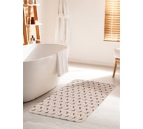 Коврик для ванной комнаты и туалета противоскользящий JOYARTY "Олени в лесу" 60х100 см bath_380853_60x100