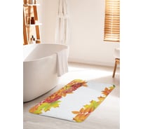 Коврик для ванной комнаты и туалета противоскользящий JOYARTY "Рябина осенью" 60х100 см bath_38371_60x100